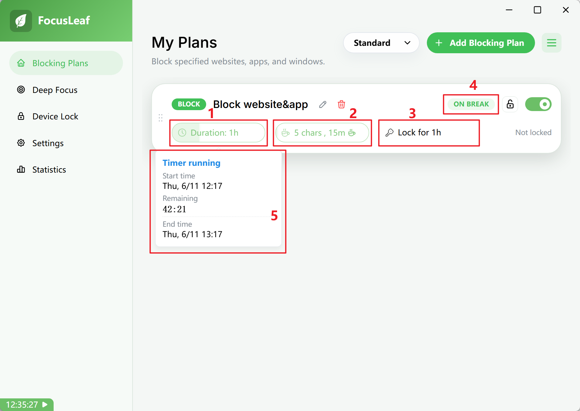 FocusLeaf plan panel screenshot B